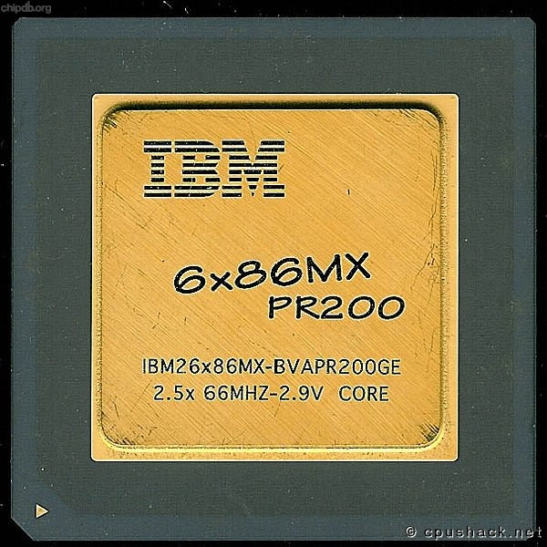 IBM 6x86MX PR200 6x86MX-BVAPR200GE