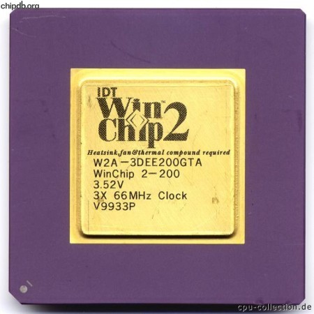 IDT Winchip2 W2A-3DEE200GTA