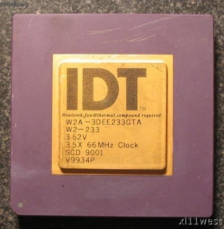 IDT Winchip2 W2A-3DEE233GTA diff logo