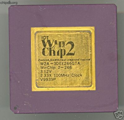 IDT Winchip2 W2A-3DEE266GTA