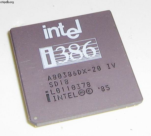 Intel A80386DX-20 SD18