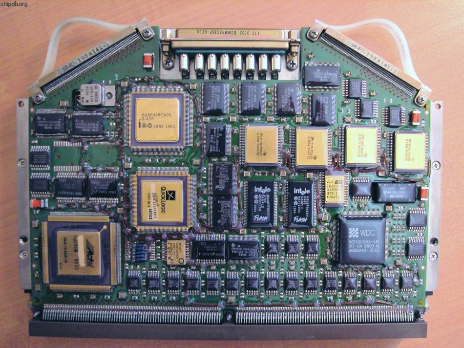 Intel VQ80386EX25 complete board