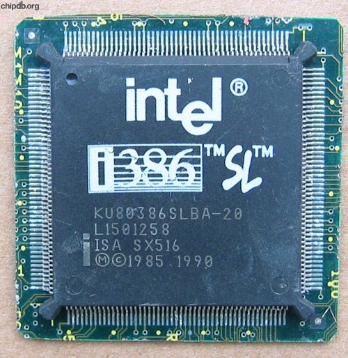 Intel KU80386SLBA-20 SX516