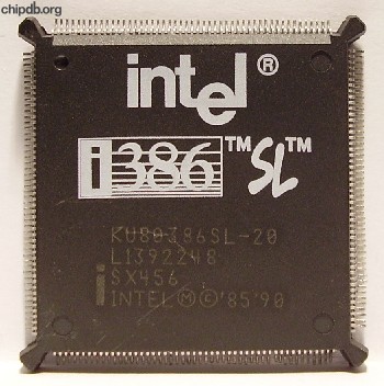 Intel KU80386SL-20 SX456