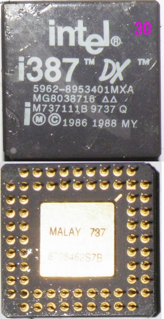 Intel MG8038716 5962-8953401MXA