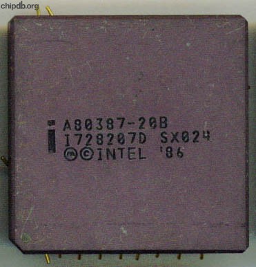 Intel A80387-20B SX024