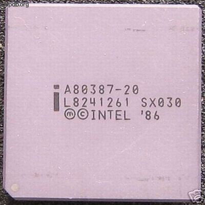 Intel A80387-20 SX030
