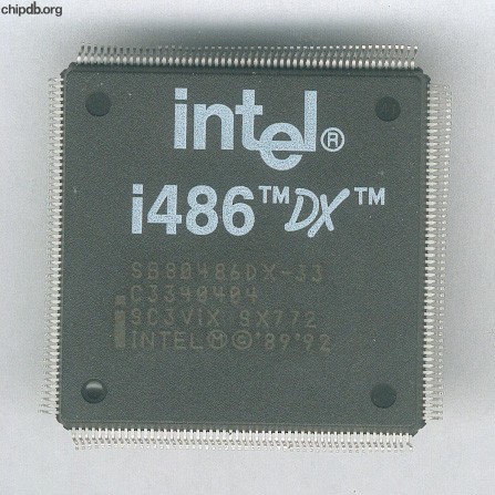 Intel SB80486DX-33 SX772