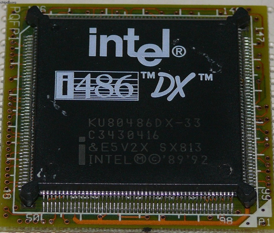 Intel KU80486DX-33 SX813
