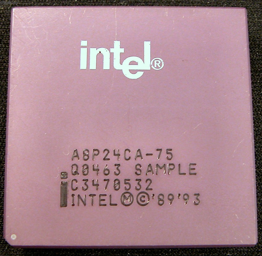 Intel 486 DX4-75 A8P24CA-75 Q0463 SAMPLE
