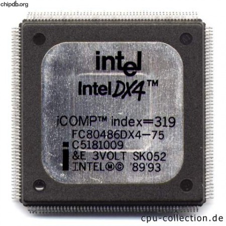 Intel FC80486DX4-75 SK052