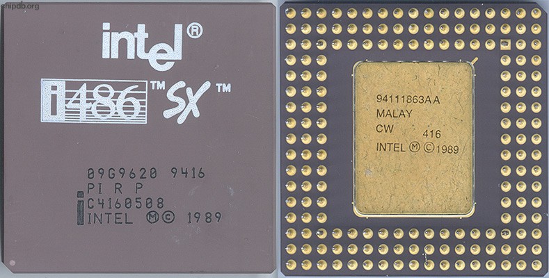 Intel 486 09G9620 PIRP