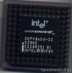Intel ODP486DX-33 SZ802
