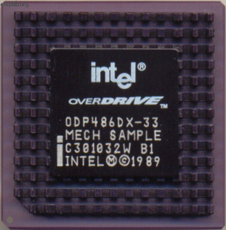 Intel ODP486DX-33 MECH SAMPLE
