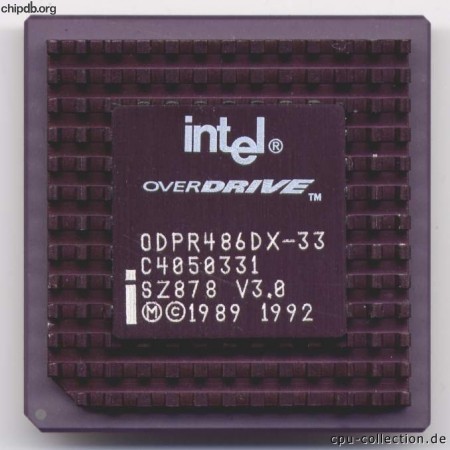 Intel ODPR486DX-33 SZ878 V3.0