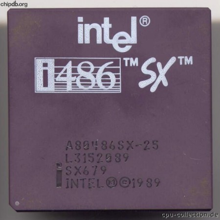 Intel A80486SX-25 SX679