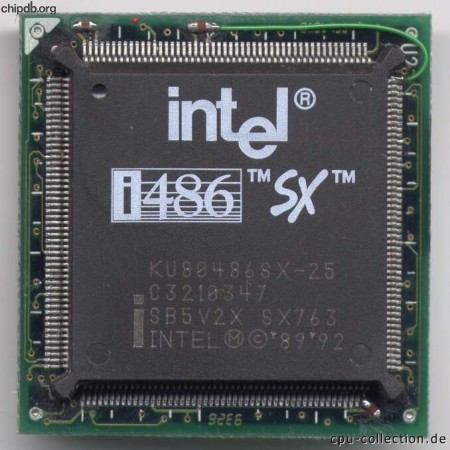 Intel KU80486SX-25 SX763