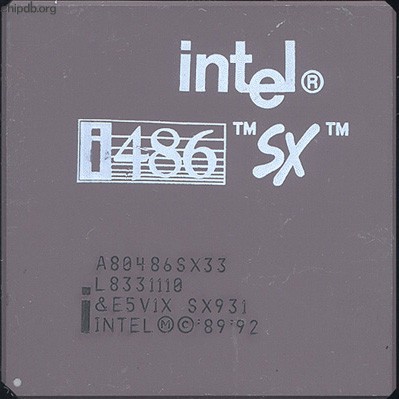 Intel A80486SX-33 SX931