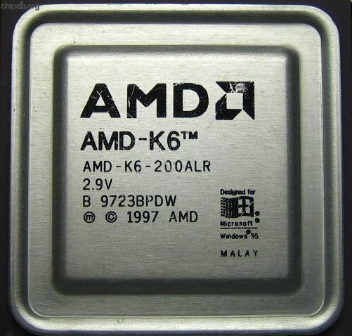 AMD AMD-K6-200ALR Rev B no CORE text