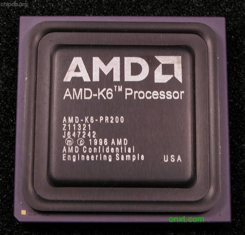 AMD AMD-K6/PR200 ES no voltage spec