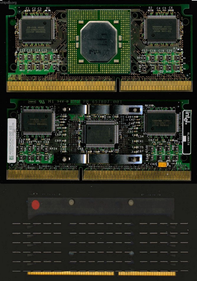 Intel Pentium II DC80522PX233512 Q999 ES
