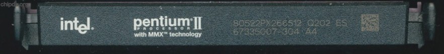 Intel Pentium II 80522PX266512 Q202 ES