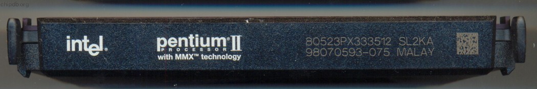 Intel Pentium II 80523PX333512 SL2KA MALAY