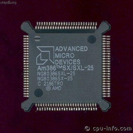 AMD NG80386SX/SXL-25 rev C
