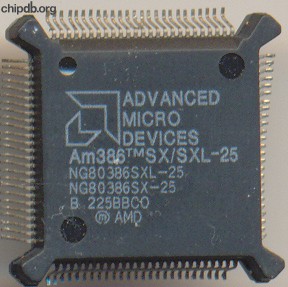 AMD NG80386SX/SXL-25 rev B