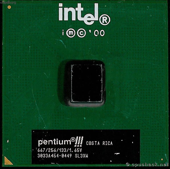 Intel Pentium III 667/256/133/1.65V SL3XW COSTA RICA
