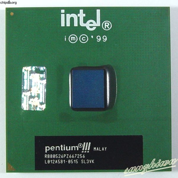 Intel Pentium III RB80526PZ667256 SL3VK