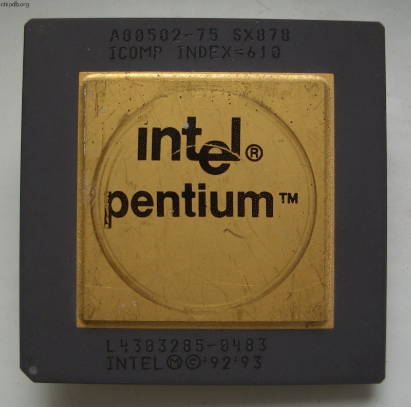 Intel Pentium A80502-75 SX878
