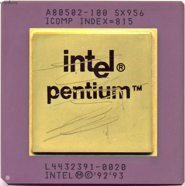 Intel Pentium A80502-100 SX956