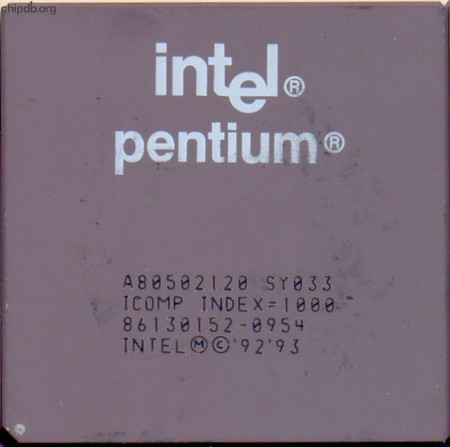 Intel Pentium A80502120 SY033