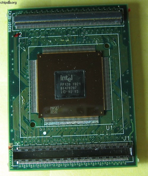 Intel Pentium TT80502-120 SY021 Diff. print