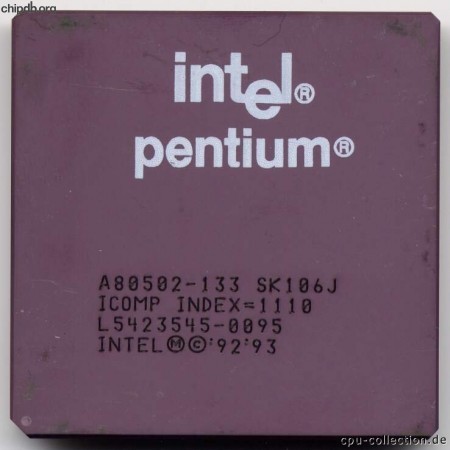 Intel Pentium A80502-133 SK106J