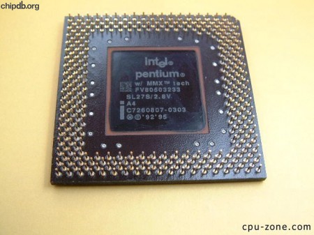 Intel Pentium FV80503233 SL27S A4