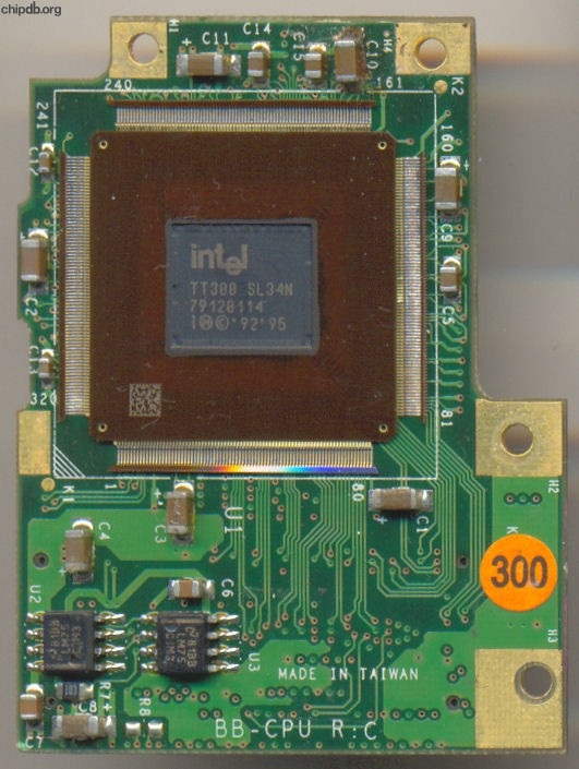 Intel Pentium TT80503300 SL34N