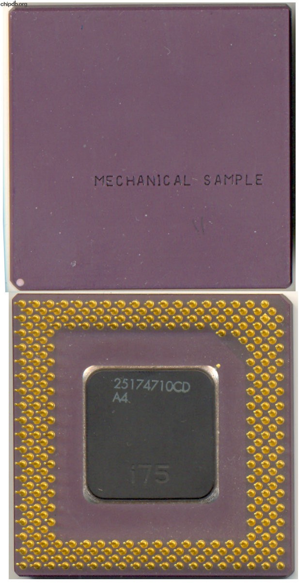 Intel Pentium mechanical sample i75