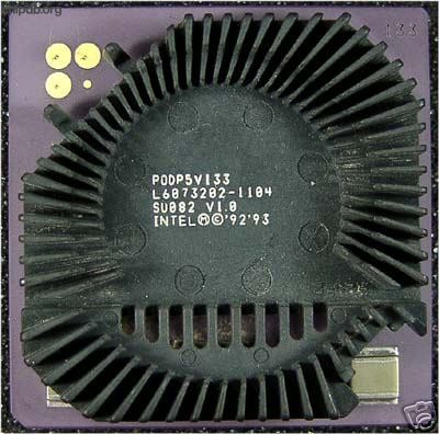Intel Pentium Overdrive PODP5V133 SU082 V1.0