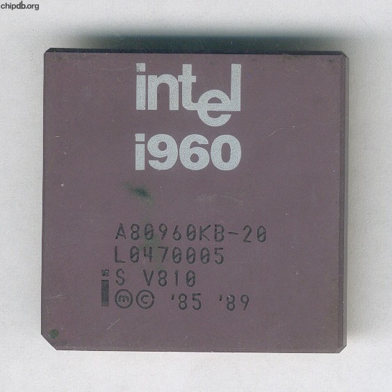Intel i960 A80960KB-20 S V810