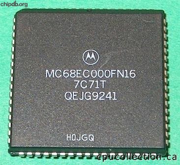 Motorola MC68EC000FN16