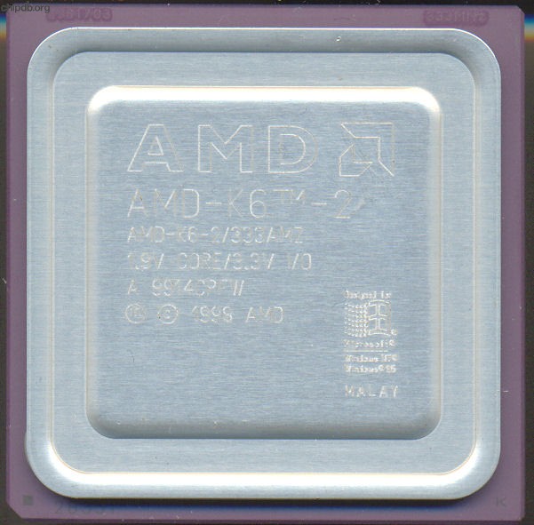 AMD AMD-K6-2/333AMZ K in corner