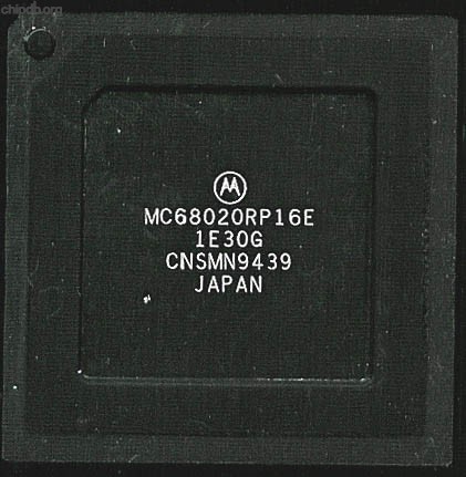 Motorola MC68020RP16E diff print