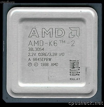 AMD AMD-K6-2 38L3054 (337 MHz) IBM FRU number
