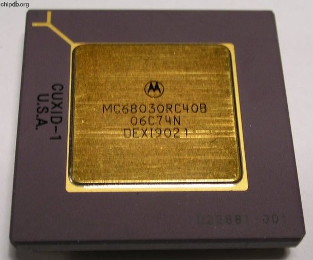 Motorola MC68030RC40B USA