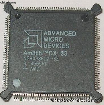 AMD NG80386DX-33 rev B