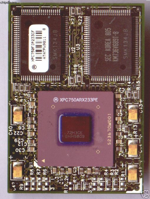Motorola XPC750ARX233PE diff print