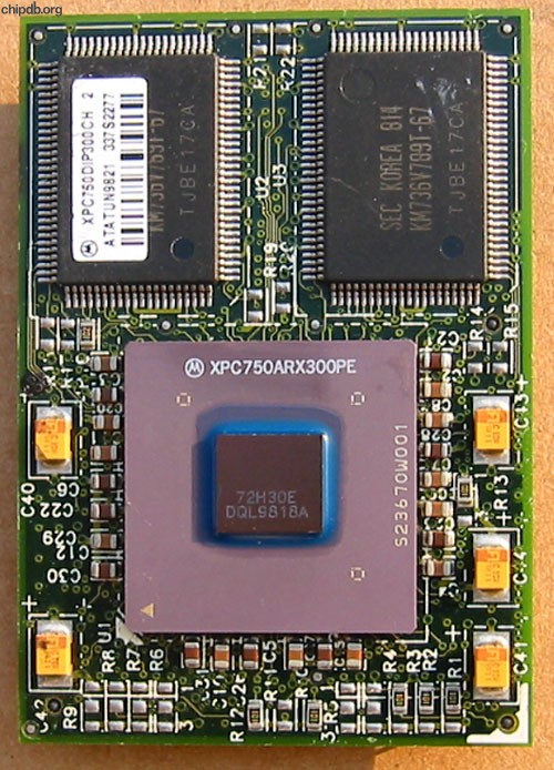 Motorola XPC750ARX300PE diff print