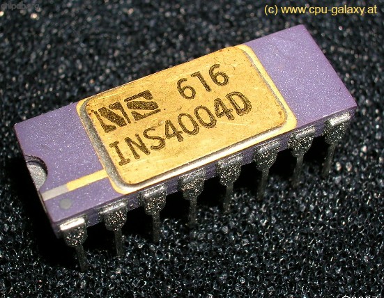 National Semiconductor INS4004D big print